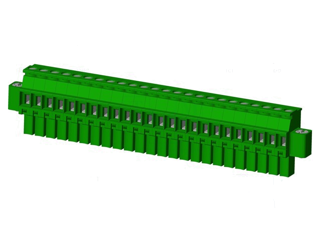 Connector: ontkoppelbare terminal strip; stekker; vrouwelijk Connector: ontkoppelbare terminal strip; stekker; vrouwelijk